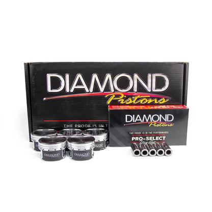 83.00mm Diamond Pistons 38119-4 with JDY I-Beam Heavy Duty Connecting Rods - EA888 Gen.3