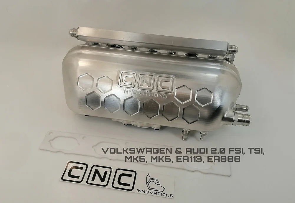 VW VOLKSWAGEN & AUDI 2.0 FSI, TSI, MK5, MK6, EA113, EA888 BILLET INTAKE MANIFOLD