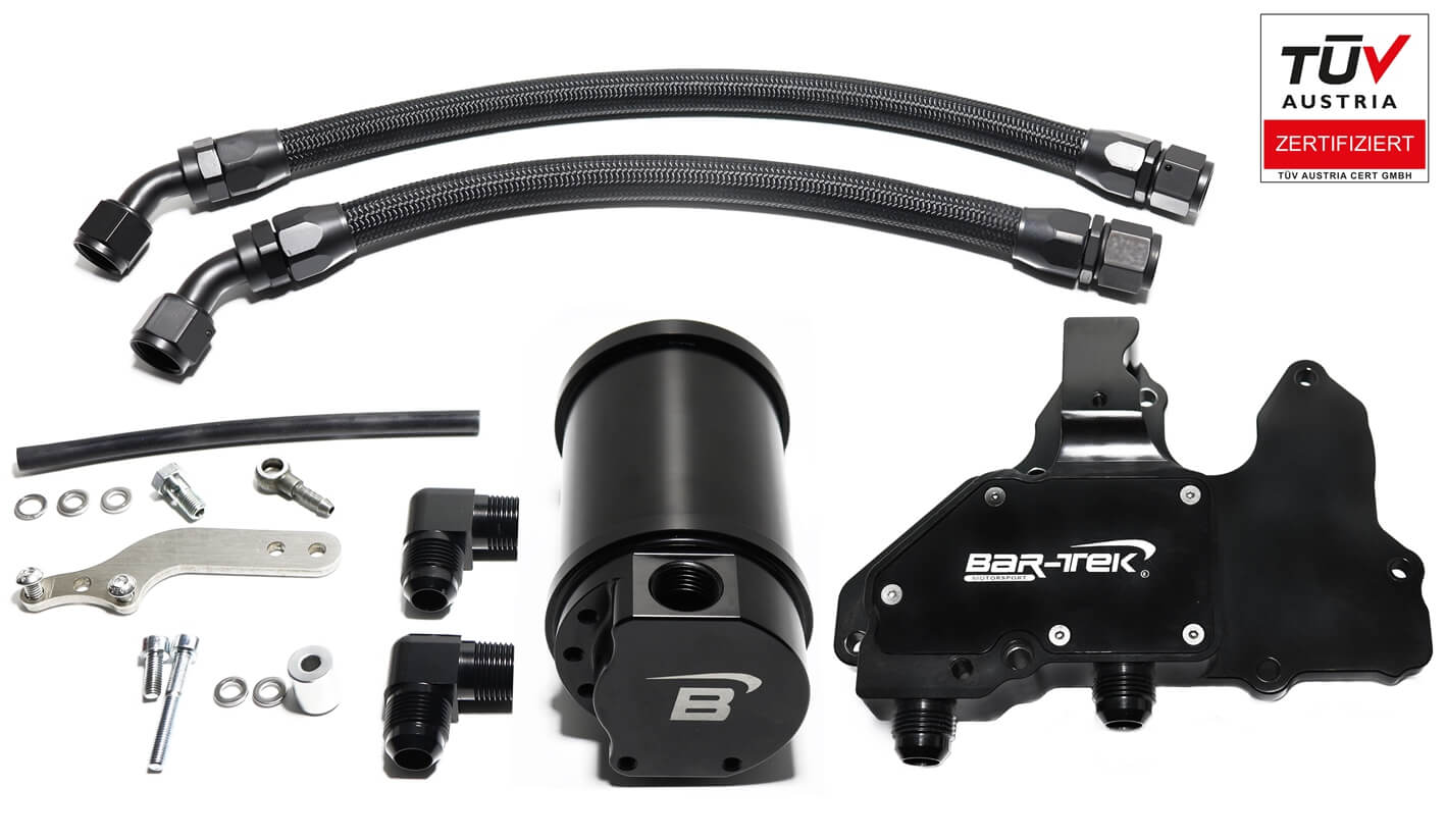 2.0L TSI EA888 Gen.4 MQB Oil Catch-Can Kit BAR-TEK®