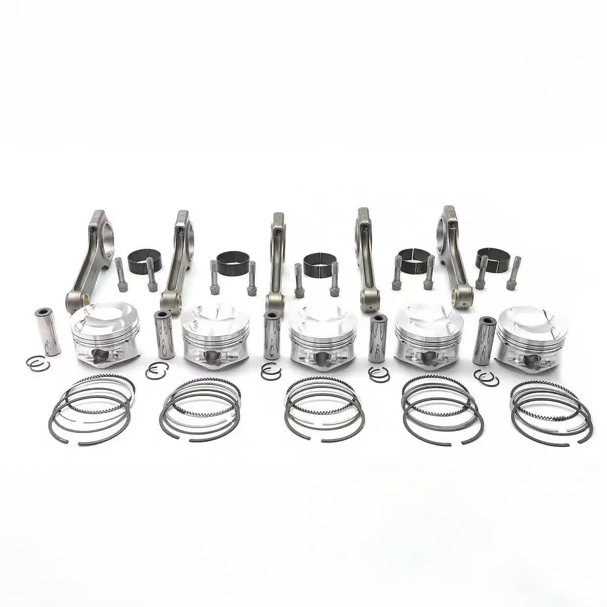 2.5 TFSI EA855 Forged Piston & Steel Connecting Rod Set JE & BAR-TEK®