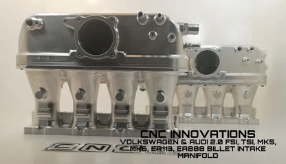 VW VOLKSWAGEN & AUDI 2.0 FSI, TSI, MK5, MK6, EA113, EA888 BILLET INTAKE MANIFOLD