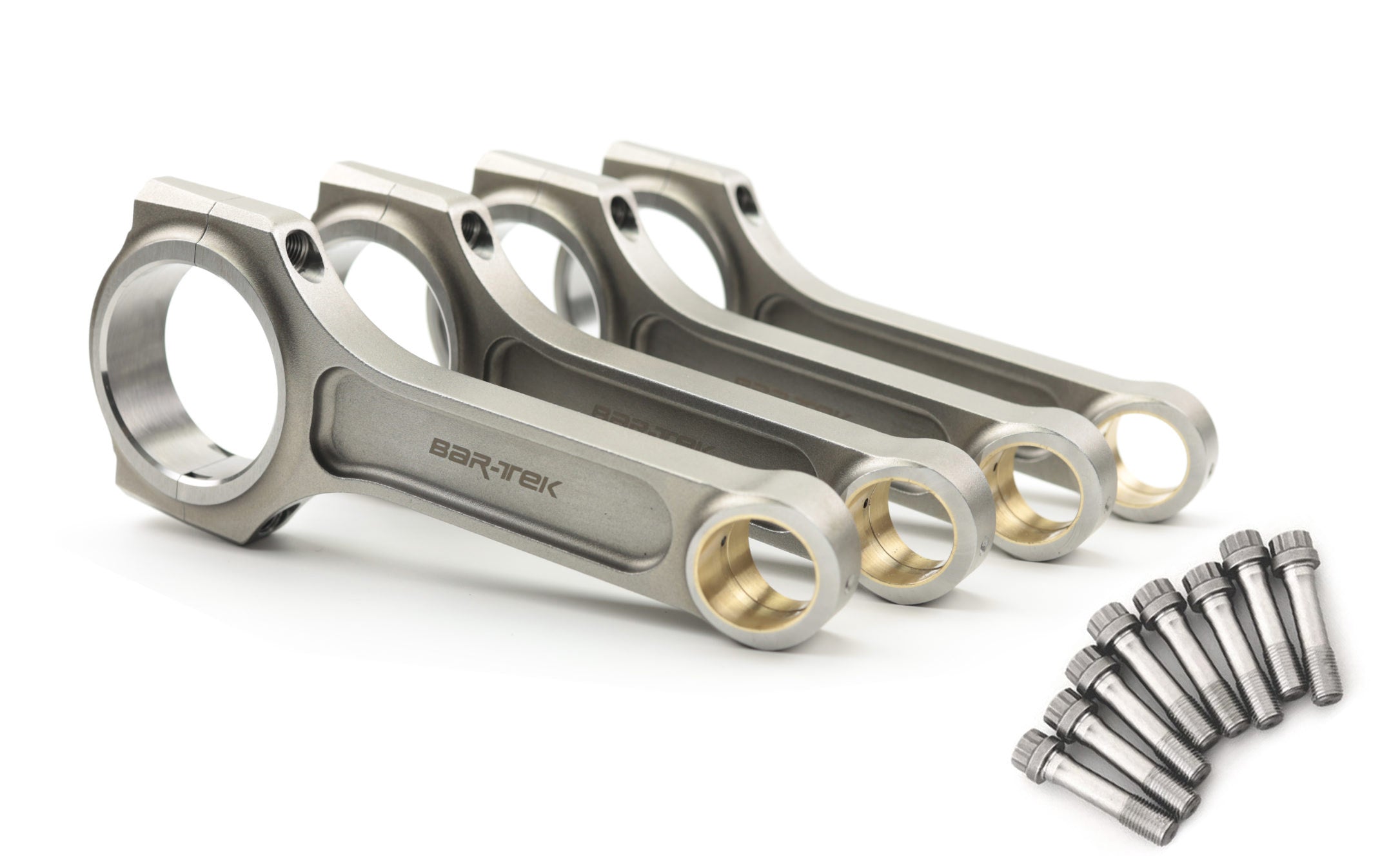 Angled Cap Con Rods 2.0L TSI EA888 I-Beam Steel Con-Rods 144 x 23 trapez with ARP2000 cap ...