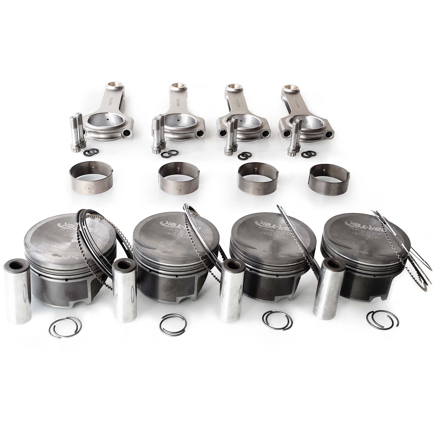 2.0L TSI EA888 Forged Piston & Steel Con-Rod Set by MAHLE & BAR-TEK®